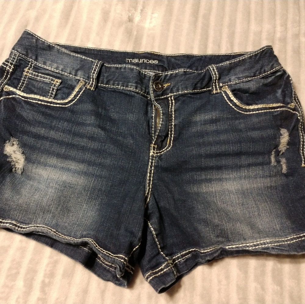 Maurice's brand Jean shorts